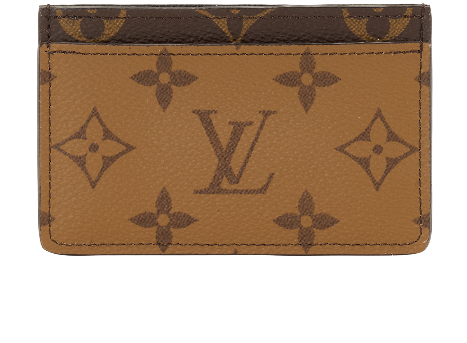 Louis Vuitton Card Holder, &pound;140, Accessories, Brown, Coated Canvas, Back view